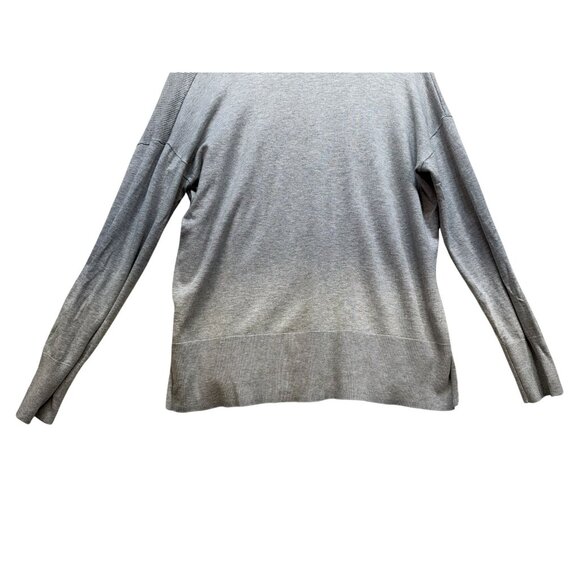 Ellen Tracy Womens Cowl Neck Long Sleeve Sweater Top Size L Grey Viscose Blend - Picture 10 of 12